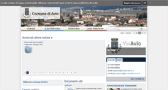 Desktop Screenshot of comune.avio.tn.it